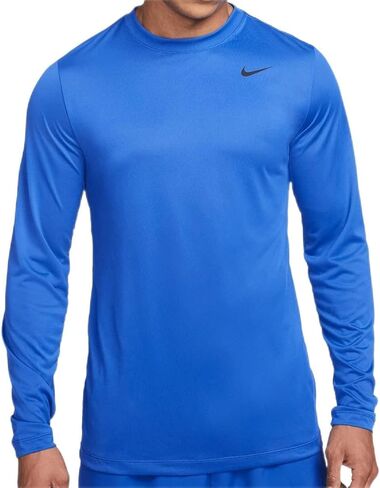 Nike Men's DriFit Reset Legend Long Sleeve Tee Royal | Black MD in Saudi Arabia