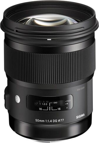 Sigma 50mm f/1.4 DG HSM Art Lens for Nikon F Bundle Includes Manufacturer Accessories + 3PC Filter Kit + Lens Cap + Lens Pen + Cap Keeper + Microfiber Cleaning Cloth in Saudi Arabia