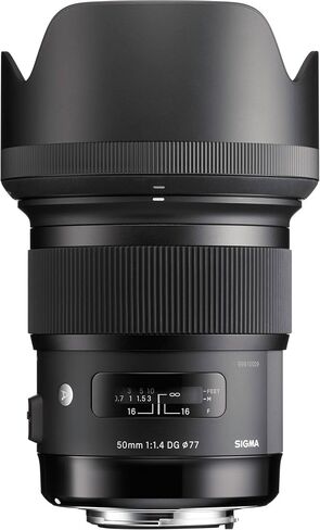 Sigma 50mm f/1.4 DG HSM Art Lens for Nikon F Bundle Includes Manufacturer Accessories + 3PC Filter Kit + Lens Cap + Lens Pen + Cap Keeper + Microfiber Cleaning Cloth in Saudi Arabia