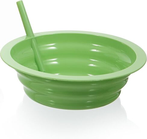 Arrow Home Products مجموعة Sip-A-Bowl، 22oz، 4pk - أوعية من القش خالية من مادة BPA للأطفال لاحتساء كل قطرة دون فوضى - صنع في الولايات المتحدة الأمريكية، رائع للحبوب والآيس كريم والحساء والحليب - ألوان متنوعة in Saudi Arabia