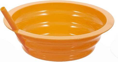 Arrow Home Products مجموعة Sip-A-Bowl، 22oz، 4pk - أوعية من القش خالية من مادة BPA للأطفال لاحتساء كل قطرة دون فوضى - صنع في الولايات المتحدة الأمريكية، رائع للحبوب والآيس كريم والحساء والحليب - ألوان متنوعة in Saudi Arabia
