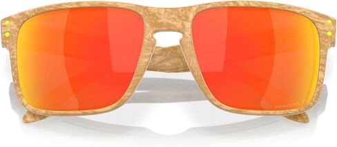 Oakley OO9244 Holbrook Low Bridge Fit Rectangular Sunglasses, Matte Stone Desert Tan/Prizm Ruby Polarized, 56 mm in Saudi Arabia