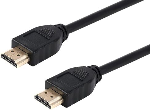 كابل HDMI عالي السرعة Monoprice - 4K@60 هرتز، HDR، 18 جيجابت في الثانية، YCbCr 4:4:4، القطر الخارجي 0.22 بوصة، CL2، 30AWG، 6 أقدام، أسود - سلسلة تجارية in Saudi Arabia