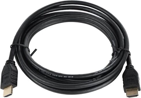كابل HDMI عالي السرعة Monoprice - 4K@60 هرتز، HDR، 18 جيجابت في الثانية، YCbCr 4:4:4، القطر الخارجي 0.22 بوصة، CL2، 30AWG، 6 أقدام، أسود - سلسلة تجارية in Saudi Arabia