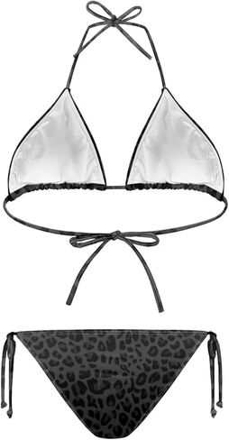 ملابس سباحة للسيدات طقم بيكيني بسلسلة عالية الخصر للنساء مقاس XS-XXL in Kuwait