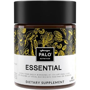 PALO Essential+ Adult One Daily Ritual Multivitamin with Vitamins D3, K2 (as MK7), B12, E, Folate, Minerals Boron and Magnesium and More (60 Capsules, 2 Month Supply)