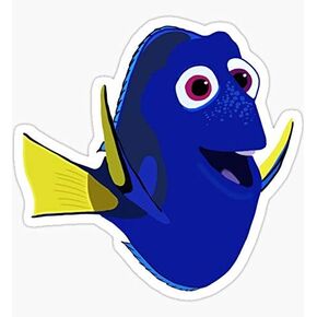 Dory Sticker - Sticker Graphic - Auto, Wall, Laptop, Cell, Truck Sticker for Windows, Cars, Trucks