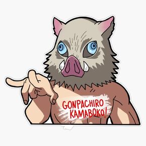 Generic Inosuke Sticker Decal Bumper Sticker 5 inches