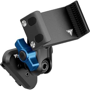 Tackform Vent Phone Mount Compatible with 2015-2020 Ford F-150, 2017-2021 Super Duty, 2018-2021 Expedition | Aluminum | Zero Slip | Universal Holder Compatible with iPhone, Galaxy, More | Blue Knob