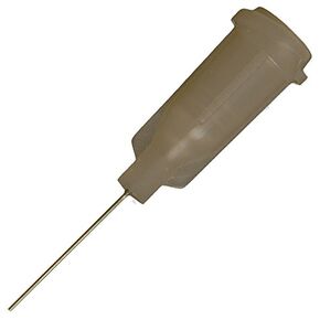 Blunt Tip Dispensing Fill Needle 27ga x 1/2" Tan 50 pcs