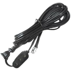 Cutex Double Lead Power Cord for Singer 27, 15-88, 15-90, 66, 221 Featherweight, 222