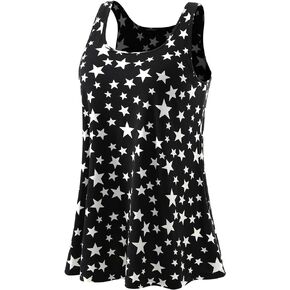 Tank Tops for Women Built in Bra Tank Pleated Loose Fit Tank Top Casual Flowy S-XXXXL