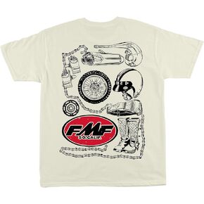 FMF Collector Tee - Crew Neck Short Sleeve, Cotton, Mens T Shirt, Motocross