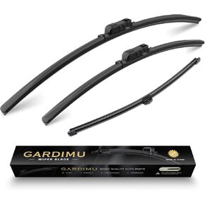 GARDIMU استبدال ل 2018-2023 سوبارو Crosstrek ممسحة زجاج أمامي شفرة-3 قطع من شفرات ممسحة النافذة الأمامية والخلفية للسيارة in Kuwait