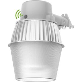 250W Equivalent Barn Light with 29W LED bulb Outdoor Dusk to Dawn Area and Flood Light with Photocell UL Listed LED Security Light for barn Garage Yard Warehouse 4000K 3300LM 120Vac Gray 1Pack
