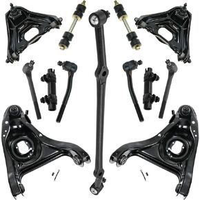 TRQ Front Control Arm Ball Joint Sway Bar Link Tie Rod Steering Suspension Kit 13pc