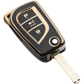 Key Fob Cover Fit for Toyota 2018-2024 RAV4 LE CHR C-HR