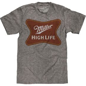 Tee Luv Men's Miller High Life Beer Logo Shirt