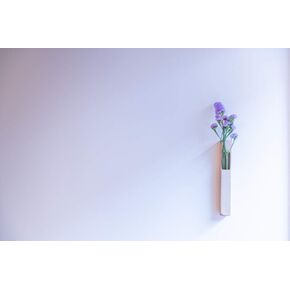 Flower vase Japanese Craft Pottery Home Decor Wall vase Shigaraki Ware 9.4 inches (Black)