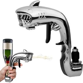 Champagne Gun,Beer Gun Shooter,Alcohol Gun Shooter Bottle Beer Spray Gun,Bubbly Blaster for Party Birthday/Wedding/Christmas/Hallowmas,Adjustable Bubbly Wine Bottle Gun in Saudi Arabia