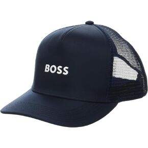 BOSS Men's Contrast Logo Trucker Hat in Kuwait