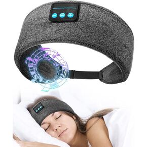 Sleep Headphones, Headband Headphones for Side Sleeper, Soft Elastic Comfortable Sleep Headband, Birthday Gifts Christmas Stocking Stuffers for Men Women Father Husband Wife