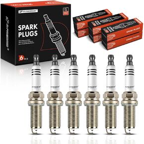 A-Premium Iridium Platinum Spark Plugs Compatible with BMW 323i 2010-2011, 328i 2010-2013, 328i xDrive 2010-2013, X5 2010-2010, 528i 2010-2011, X3 2010-2012, Z4 2010-2011, 2.5L 3.0L, Pack of 6