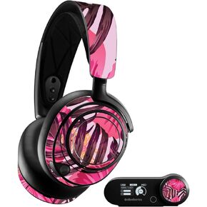 MightySkins Skin Compatible with SteelSeries Arctis Nova Pro - Tropical Pink | Protective, Durable, and Unique Vinyl Decal wrap Cover | Easy to Apply, Remove, and Change Styles | Made in The USA