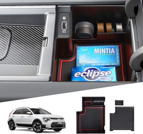 منظم وحدة التحكم المركزية السفلية من Autoorder لملحقات 2024 Kia ​​EV9 صينية إدراج وحدة التحكم المركزية السفلية مع صندوق تخزين حامل الكأس in Saudi Arabia