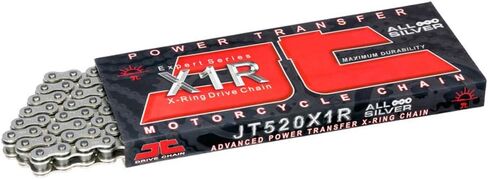 JT Chain JTC520X1R3120DL (520 Series) Black Steel 120 Link Heavy Duty X-Ring Chain with Connecting Link in Saudi Arabia