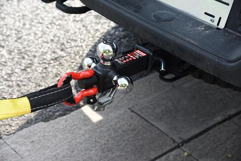 864058HP Trailer Hitch Tri Ball Mount and 360 Swival Tow Shackle, Fits for 2 Inch Receiver, Hitch Pin Included… in Kuwait