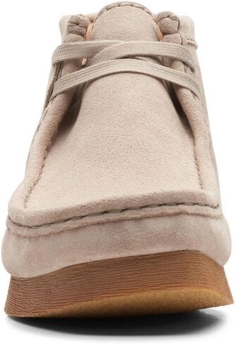 Clarks Womens Wallabee Boot2 61529 (Black Suede) in Saudi Arabia