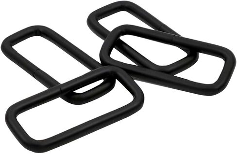 BIKICOCO Metal Rectangle Ring Buckles Square Strap Webbing Belt Rings for Bag Purse Non Welded in Saudi Arabia