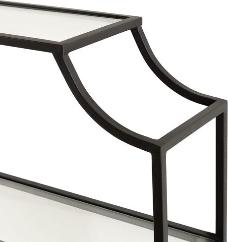 Kate and Laurel Ciel 3 Tiered Wall Shelf, 20 x 30, Black, Decorative Floating Shelf Storage and Wall Organizer in Saudi Arabia