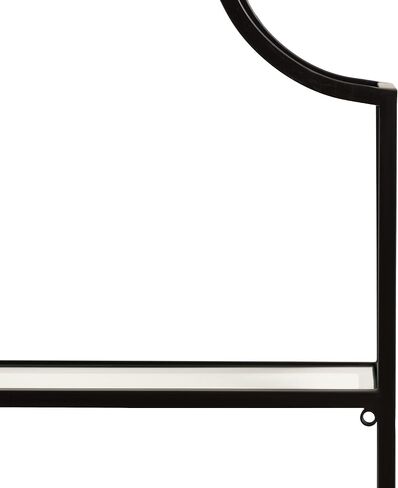 Kate and Laurel Ciel 3 Tiered Wall Shelf, 20 x 30, Black, Decorative Floating Shelf Storage and Wall Organizer in Saudi Arabia