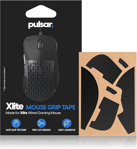 Pulsar Gaming Gears Xlite/Xlite Wireless / V2 Wireless Anti Slip Mouse مجموعة شريط مضاد للانزلاق، بوليمر، رفيع للغاية، شريط 3M قابل للإزالة نظيف، منتج محلي أصلي، لـ Xlite V2 Mini، نوع رفيع in Kuwait