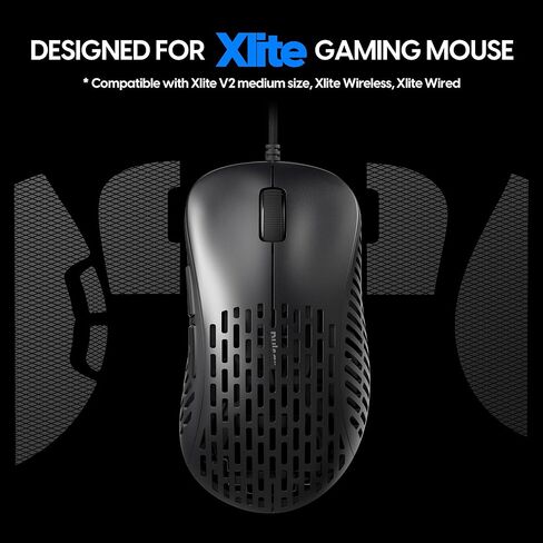 Pulsar Gaming Gears Xlite/Xlite Wireless / V2 Wireless Anti Slip Mouse مجموعة شريط مضاد للانزلاق، بوليمر، رفيع للغاية، شريط 3M قابل للإزالة نظيف، منتج محلي أصلي، لـ Xlite V2 Mini، نوع رفيع in Kuwait