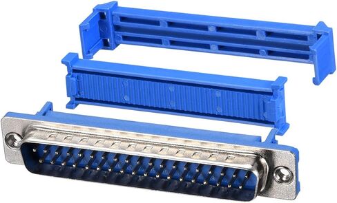 uxcell IDC D-Sub Ribbon Cable Connector 37-pin 2-Row Male Plug IDC Crimp Port Terminal Breakout for Flat Ribbon Cable Pack of 5 in Saudi Arabia