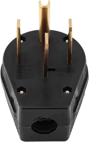 14-50P 50A 125/250V Straight Blade Male Plug USA 3 Pole Industrial Grade Grounding 4-Prong Power Generator Plug Replacement in Saudi Arabia