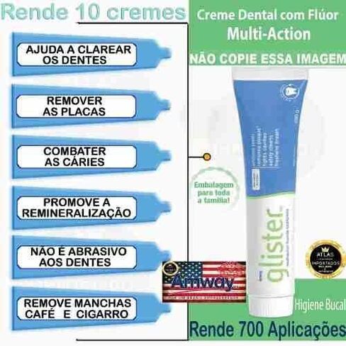 معجون أسنان جليستر متعدد المفعول بالفلورايد، 2.3 أونصة (6 حزم) in Kuwait