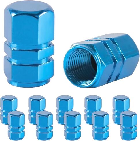 Car Tire tire Valve Cap Valve stem Cover, 12PCS Valve stem Cap,for Automobiles, SUV, Motorcycles, Bicycles, and Trucks, Universal tire Valve stem Cap (Black) in Kuwait