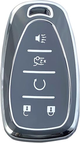 Key Fob Cover Case Compatible with Chevy Camaro Cruze Equinox Malibu Traverse Blazer Volt Bolt Sonic Trax in Saudi Arabia