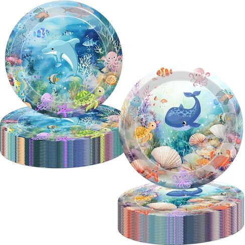 Holy Cow I'm 1/2 Birthday Party Plates Moo Moo Half Way To 1st Disposable Paper Dinner Plates Dinnerware for Farm Animals Cow Girls Baby Shower Half Birthday Party Party Decorations Supplies in Kuwait