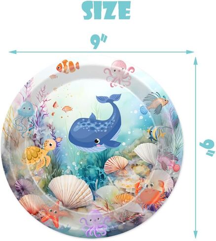Holy Cow I'm 1/2 Birthday Party Plates Moo Moo Half Way To 1st Disposable Paper Dinner Plates Dinnerware for Farm Animals Cow Girls Baby Shower Half Birthday Party Party Decorations Supplies in Kuwait