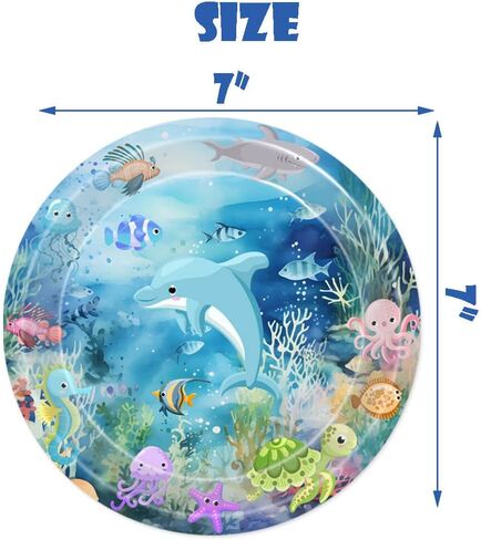 Holy Cow I'm 1/2 Birthday Party Plates Moo Moo Half Way To 1st Disposable Paper Dinner Plates Dinnerware for Farm Animals Cow Girls Baby Shower Half Birthday Party Party Decorations Supplies in Kuwait