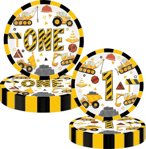 Holy Cow I'm 1/2 Birthday Party Plates Moo Moo Half Way To 1st Disposable Paper Dinner Plates Dinnerware for Farm Animals Cow Girls Baby Shower Half Birthday Party Party Decorations Supplies in Kuwait