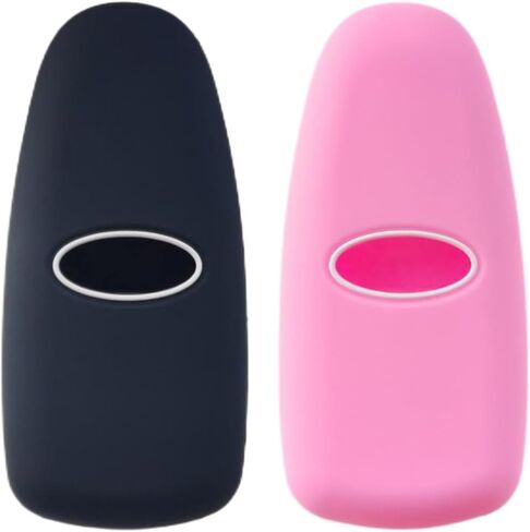 Silicone Key Fob Cover Remote Keyless Case Protector Compatible with Ford C-Max Edge Escape Expedition Explorer Flex Focus Taurus Lincoln MKS MKT MKX Navigator - 5 Buttons (Black + Grey) in Kuwait