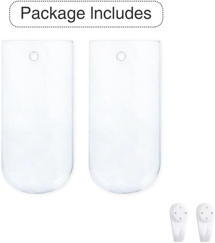 2 Pack Wall Vases Wall Hanging Glass Planters Wall Mounted Glass Terrariums Glass Vases in Saudi Arabia