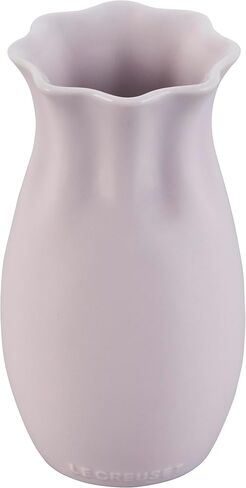 Le Creuset Stoneware Small Flower Petal Vase, 6.5"H x 3.5"D, Artichaut in Saudi Arabia