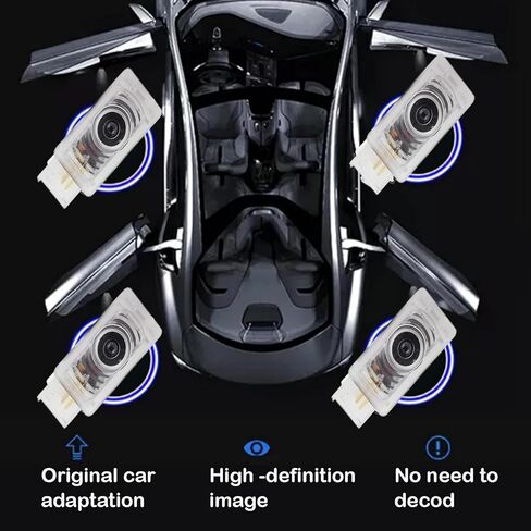 Never Fade Door Light Logo,HD LED Welcome Lights Lamp Door Light Puddle Lights Kit Compatible with Accessories CT6 XT4 XT5 XTS ATS SRX (2pack) in Saudi Arabia